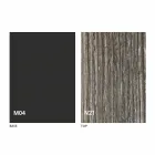 Tavolino da Salotto Trasformabile in Legno e Acciaio Made in Italy - Demetro Viadurini