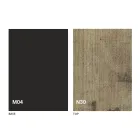 Tavolino da Salotto Trasformabile in Legno e Acciaio Made in Italy - Demetro Viadurini