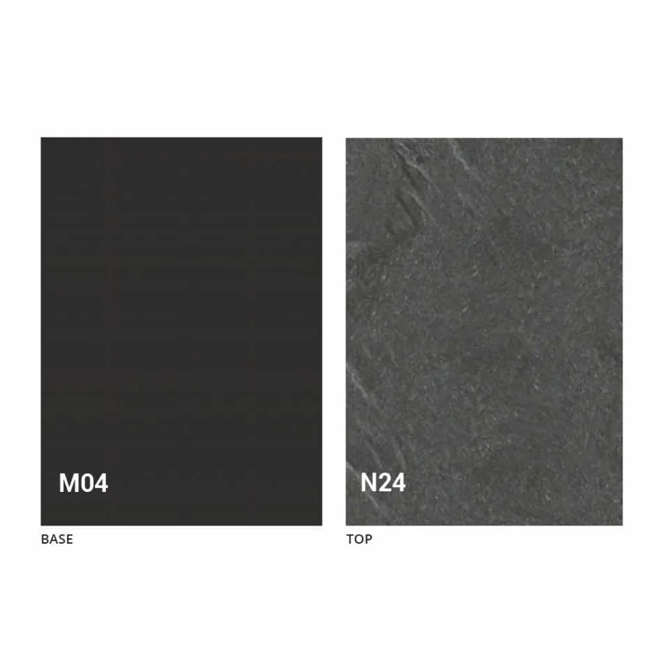 Tavolino da Salotto Trasformabile in Legno e Acciaio Made in Italy - Demetro Viadurini