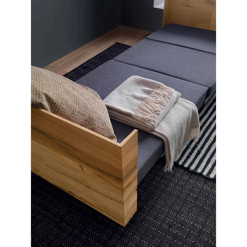 Tavolino da Salotto Trasformabile in Legno Massiccio Made in Italy - Trabucco Viadurini