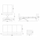 Tavolino da Salotto Trasformabile in Legno Massiccio Made in Italy - Trabucco Viadurini