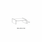 Tavolino da Salotto Vetro Extrachiaro con Bisellatura Made in Italy – Imperativo Viadurini