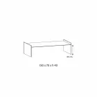 Tavolino da Salotto Vetro Extrachiaro con Bisellatura Made in Italy – Imperativo Viadurini