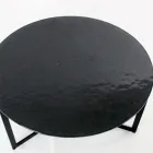 Tavolino da Soggiorno in Acciaio e Vetro Realizzato in Italia - Aspira Viadurini