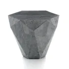 Tavolino da Soggiorno Interamente in Pietra Fossile Diverse Finiture - Aria Viadurini