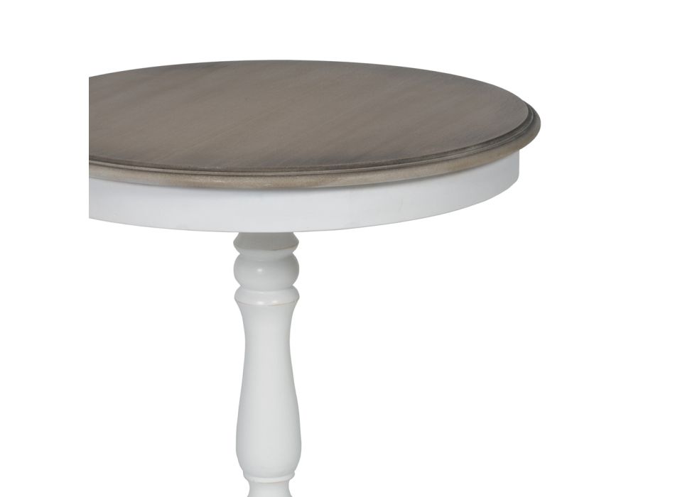Tavolino da Soggiorno Rotondo in Diverse Finiture Made in Italy - Eracle Viadurini