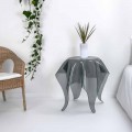 Tavolino design moderno in plexiglass fumé Otto, made in Italy
