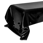Tavolino di Design in Plexiglass Drappeggiato Nero Made in Italy - Melia Viadurini