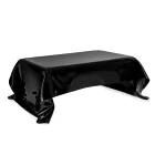 Tavolino di Design in Plexiglass Drappeggiato Nero Made in Italy - Melia Viadurini