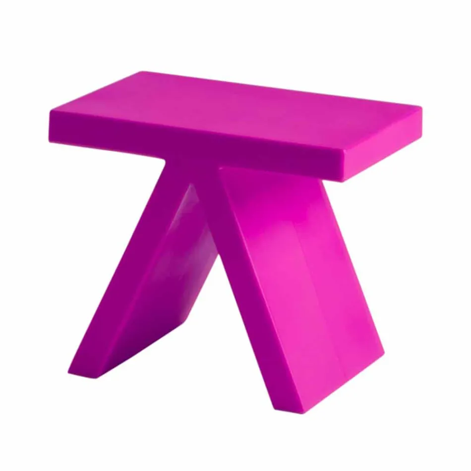 Tavolino geometrico colorato Slide Toy da interni prodotto in Italia Viadurini