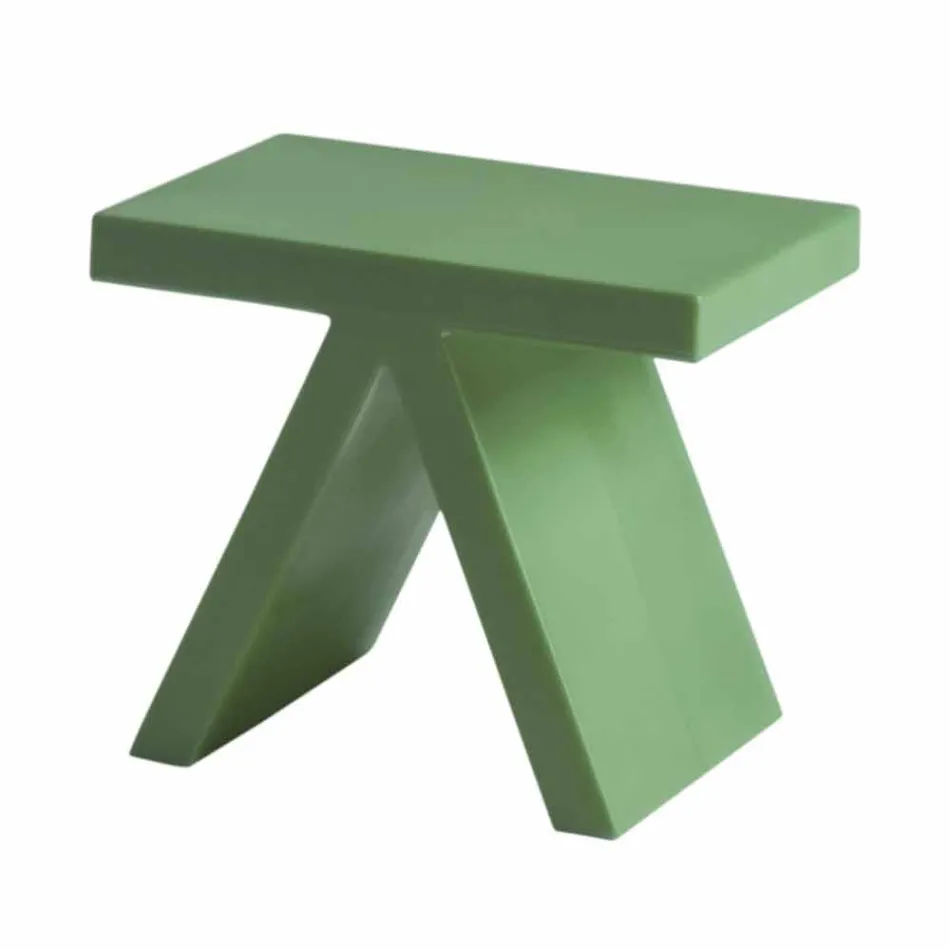 Tavolino geometrico colorato Slide Toy da interni prodotto in Italia Viadurini