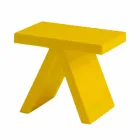 Tavolino geometrico colorato Slide Toy da interni prodotto in Italia Viadurini