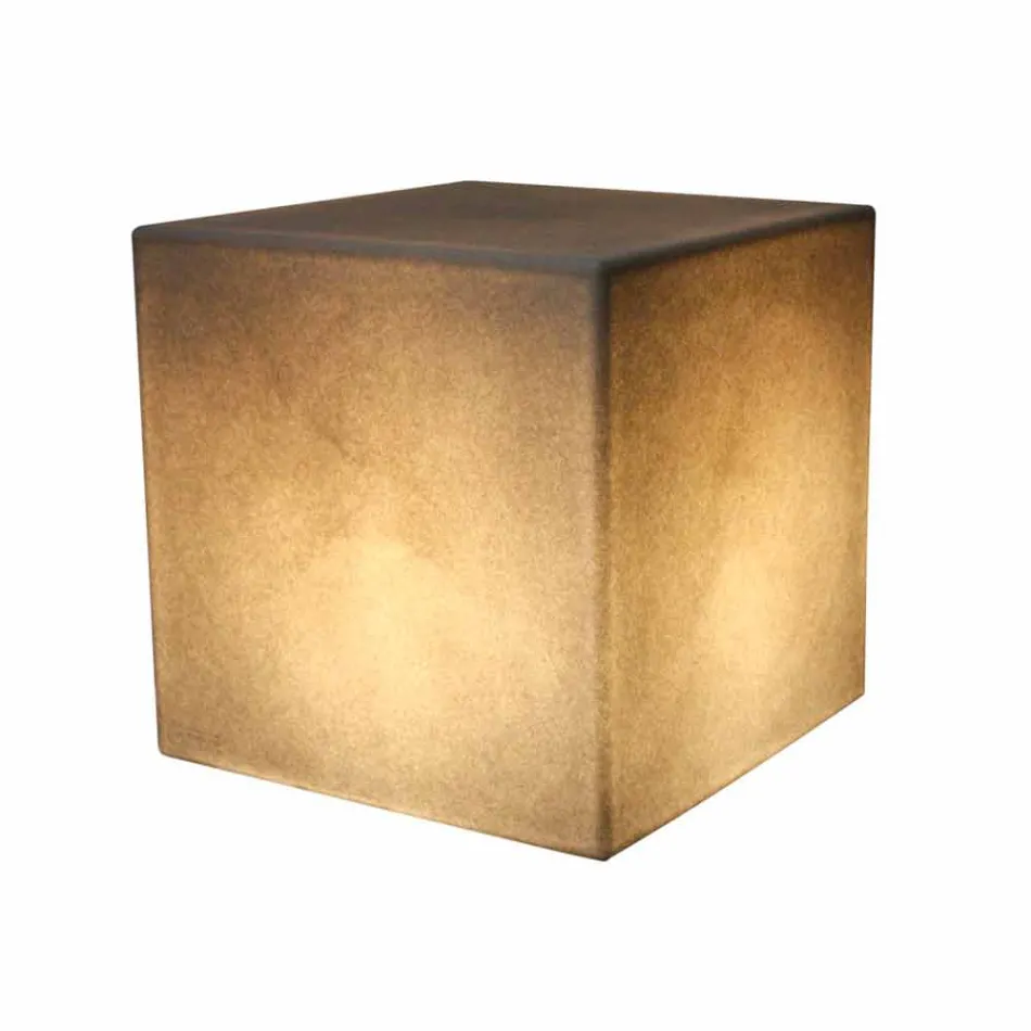 Tavolino Illuminato Colorato di Design Moderno con Attacco a Scelta - Dadostar Viadurini