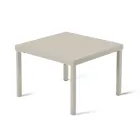 Tavolino Impilabile da Giardino in Acciaio Zincato Realizzato in Italia – Aberdeen Viadurini