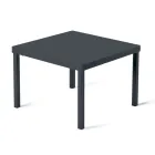 Tavolino Impilabile da Giardino in Acciaio Zincato Realizzato in Italia – Aberdeen Viadurini