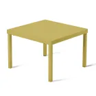 Tavolino Impilabile da Giardino in Acciaio Zincato Realizzato in Italia – Aberdeen Viadurini