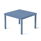 Tavolino Impilabile da Giardino in Acciaio Zincato Realizzato in Italia – Aberdeen Viadurini