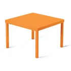 Tavolino Impilabile da Giardino in Acciaio Zincato Realizzato in Italia – Aberdeen Viadurini