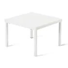 Tavolino Impilabile da Giardino in Acciaio Zincato Realizzato in Italia – Aberdeen Viadurini