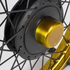 Tavolino in Acciaio e Legno di Mango Artigianale e Industriale - Corvino Viadurini