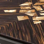 Tavolino in legno massello di design Grilli Zarafa fatto in Italia Viadurini