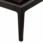 Tavolino in legno massello di design Grilli Zarafa fatto in Italia Viadurini