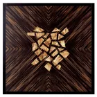 Tavolino in legno massello di design Grilli Zarafa fatto in Italia Viadurini