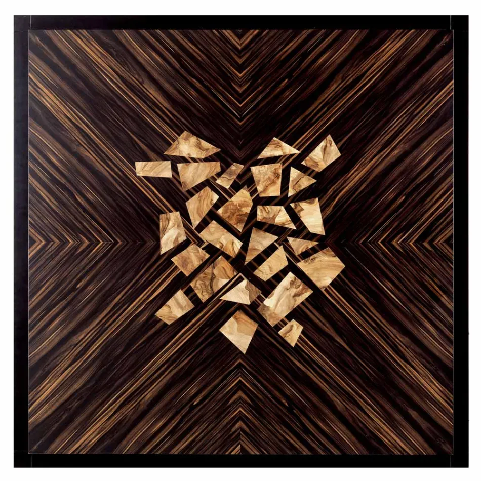 Tavolino in legno massello di design Grilli Zarafa fatto in Italia Viadurini