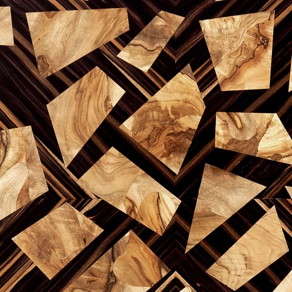 Tavolino in legno massello di design Grilli Zarafa fatto in Italia Viadurini