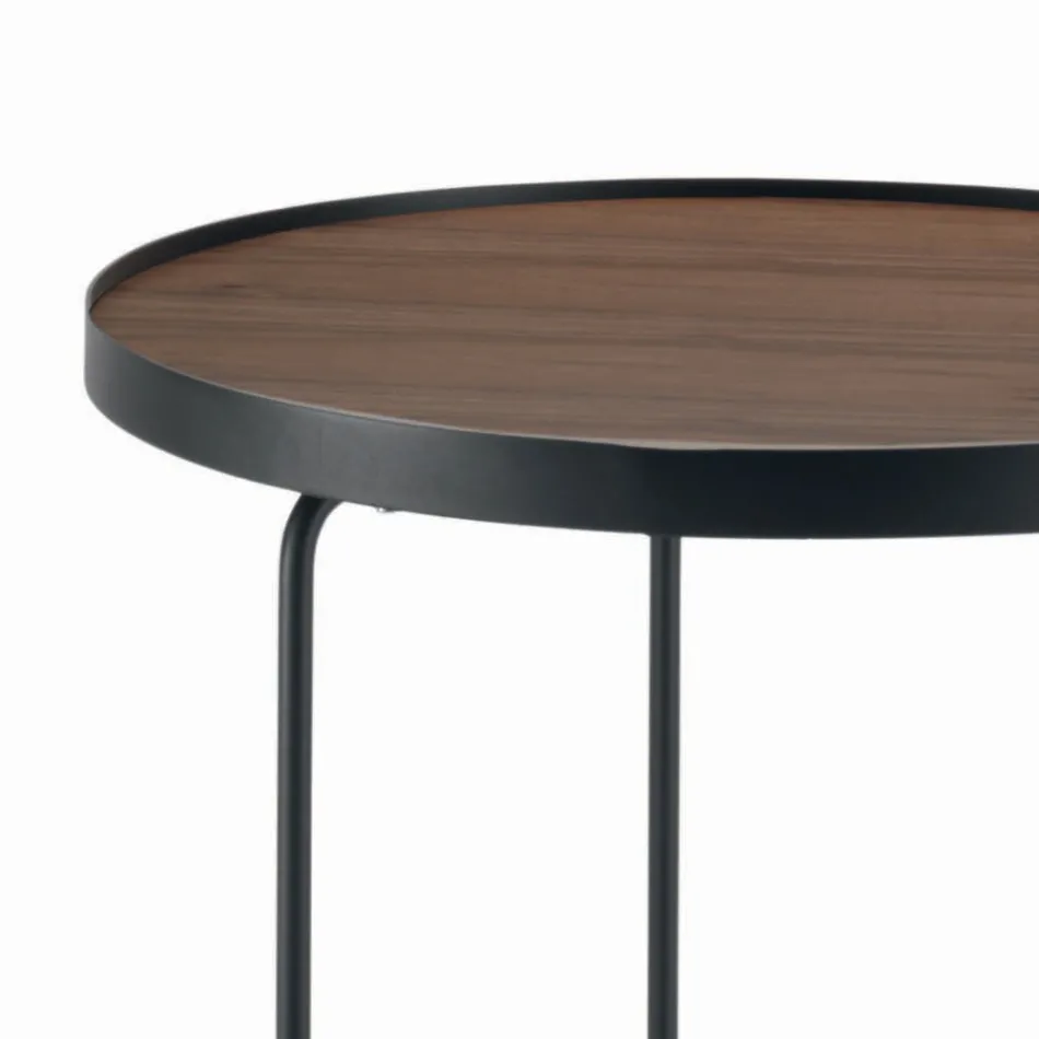 Tavolino in Noce Canaletto di Diverse Misure Made in Italy - Gubbio Viadurini