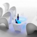 Tavolino Luminoso con Spumantiera, Design da Esterno o Interno - Lily by Myyour