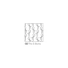 Tavolino Luminoso Led Acrilico Trasparente Decoro Inciso a Laser - Robiola Viadurini