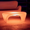Tavolino Luminoso RGB da Esterno o Interno Design in Plastica - Lily by Myyour