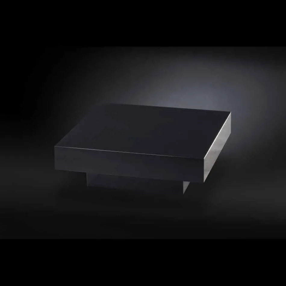 Tavolino moderno in legno rivestito in metacrilato Loft Cadeau Viadurini