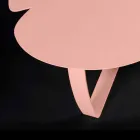 Tavolino moderno in metallo tagliato a laser forma di fiore Andy Viadurini