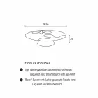 Tavolino moderno nero realizzato in legno di larice laccato Giglio Viadurini