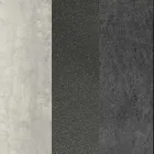 Tavolino Ovale Soggiorno Metallo e Piano in Ceramica Bicolore - Comacchio Viadurini