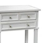 Tavolino Porta Telefono con 3 Cassetti e Ripiano Made in Italy - Culsu Viadurini