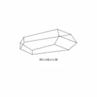 Tavolino Sagomato da Salotto in Vetro Extrachiaro o Fumè Made in Italy – Neok Viadurini