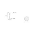 Tavolino Salotto in MDF laccato con Struttura in Legno Massello Made in Italy - Tobiko Viadurini