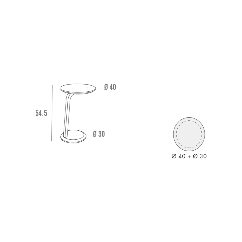 Tavolino Salotto in MDF laccato con Struttura in Legno Massello Made in Italy - Tobiko Viadurini