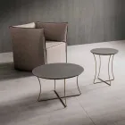 Tavolino Salotto in Metallo Verniciato con Piano in Hpl Made in Italy - Numbo Viadurini