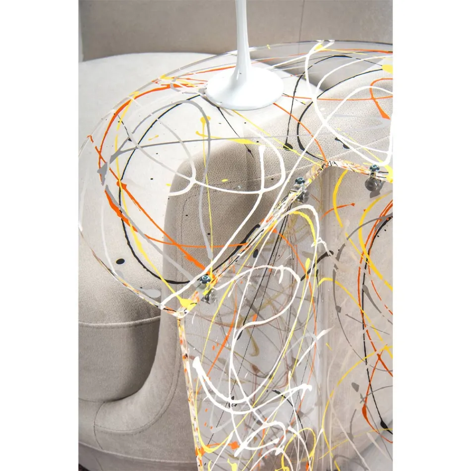 Tavolino Salotto Plexiglass Trasparente o Colorato Made in Italy - Tabli Viadurini