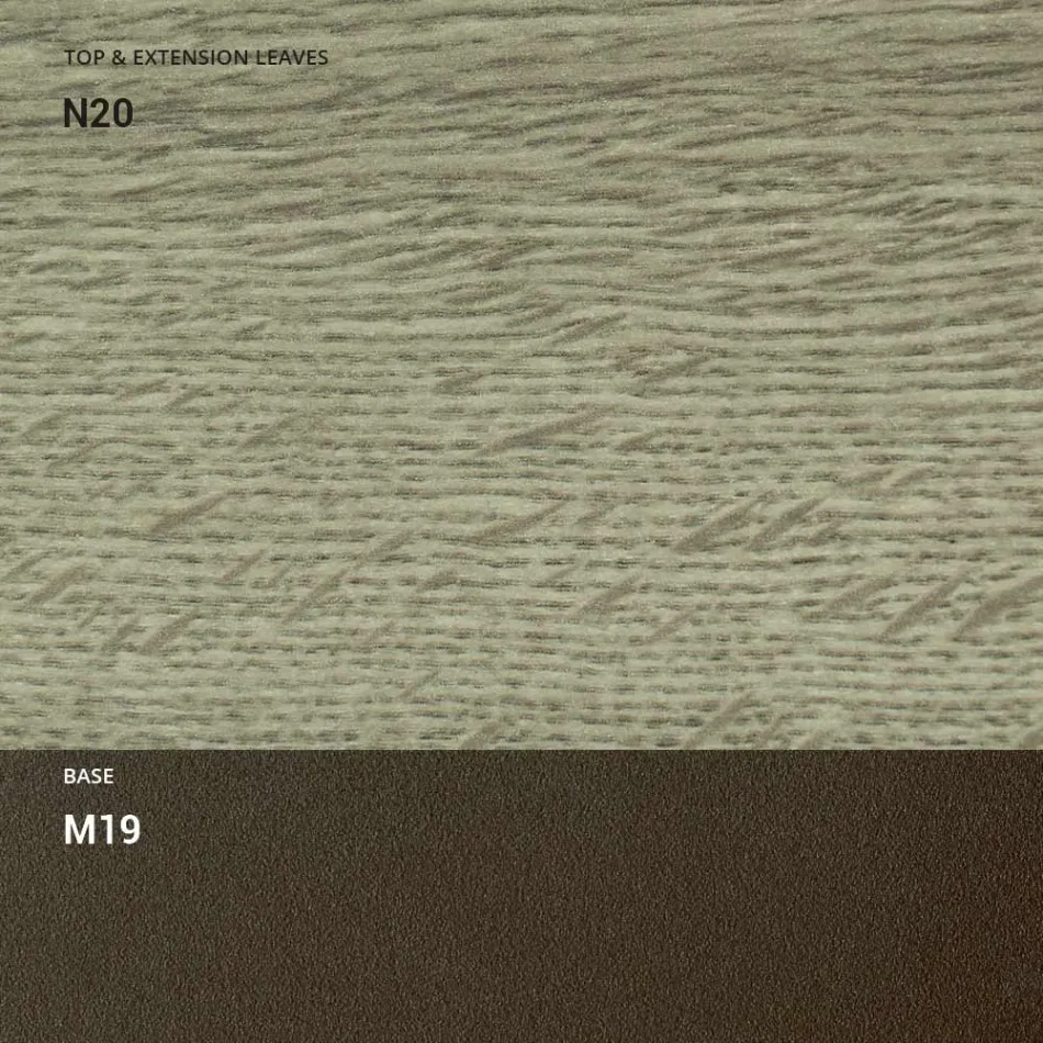 Tavolino Salotto Trasformabile in Metallo e Legno Made in Italy - Veneris Viadurini