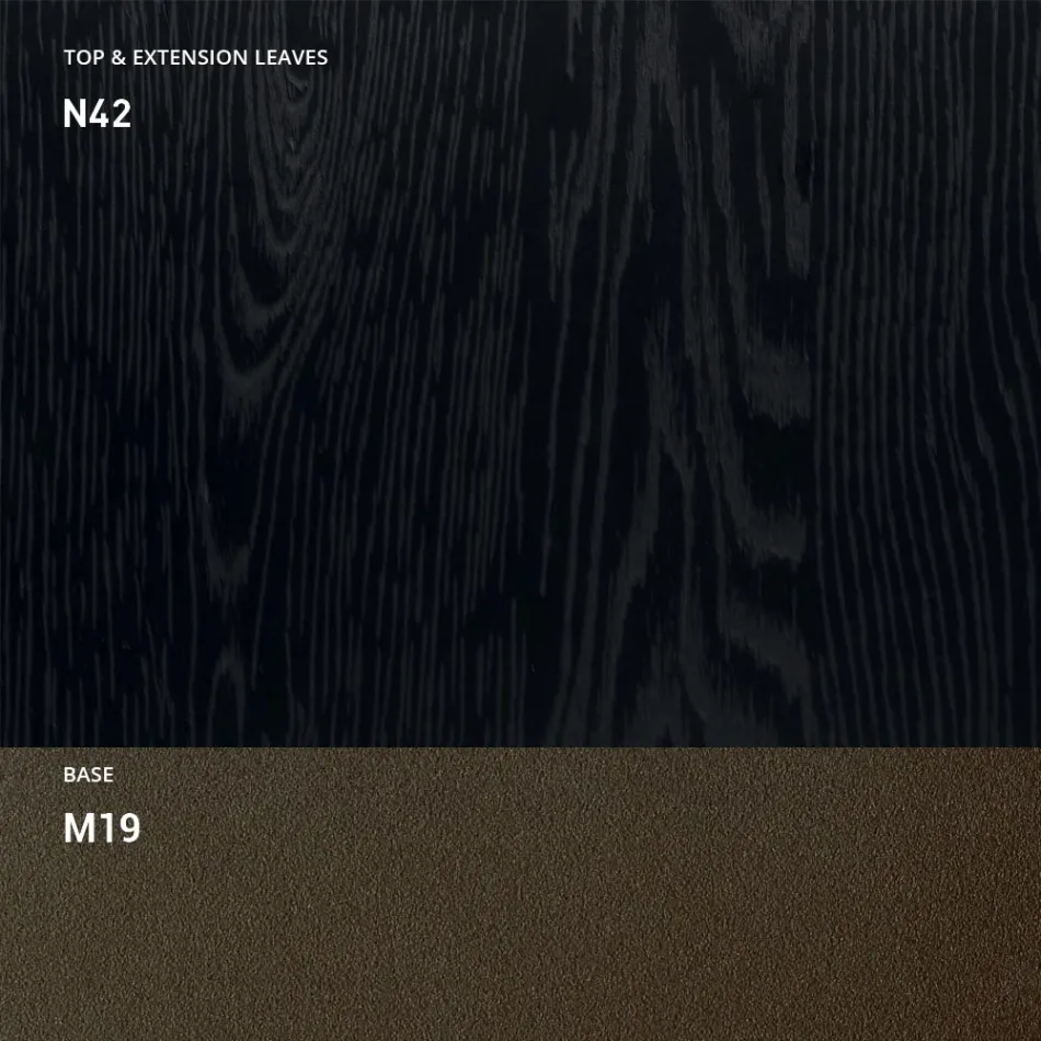 Tavolino Salotto Trasformabile in Metallo e Legno Made in Italy - Veneris Viadurini