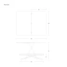 Tavolino Salotto Trasformabile in Metallo e Legno Made in Italy - Veneris Viadurini