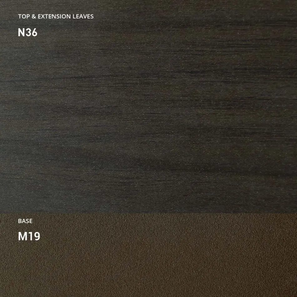 Tavolino Salotto Trasformabile in Metallo e Legno Made in Italy - Veneris Viadurini