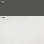 Tavolino Tondo da Caffè Forma a Barca in Metallo e Vetro Acidato - Imbarco Viadurini