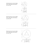Tavolino Tondo da Giardino in Metallo di Vari Colori e 3 Dimensioni - Magali Viadurini