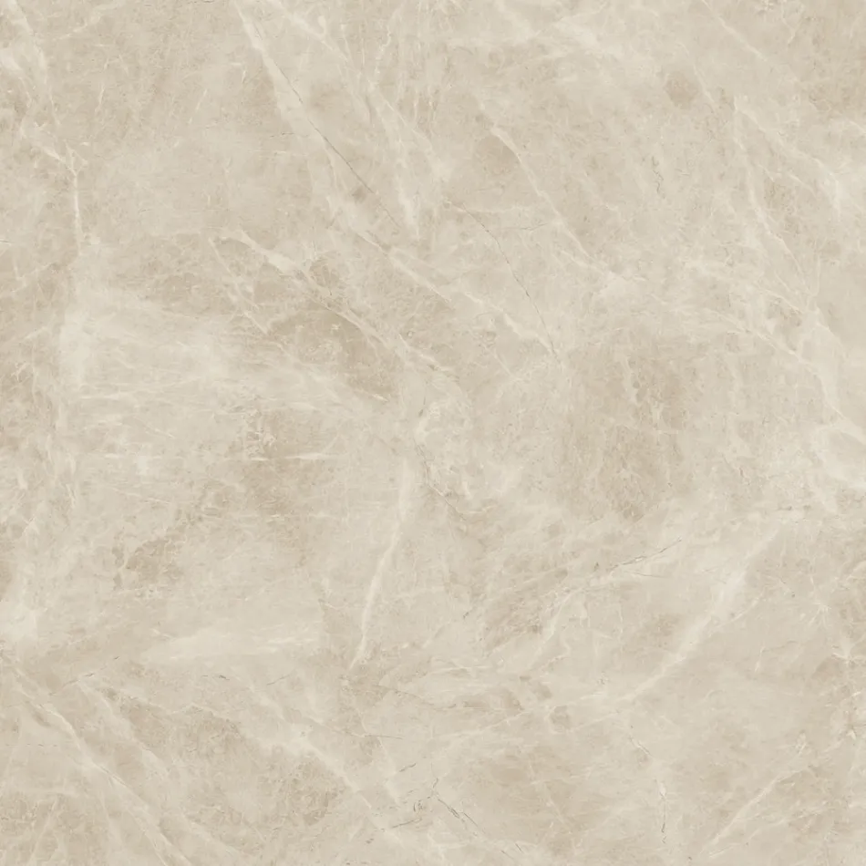 Tavolino Tondo da Salotto in Metallo Inclinato e Piano in Ceramica - Coriko Viadurini